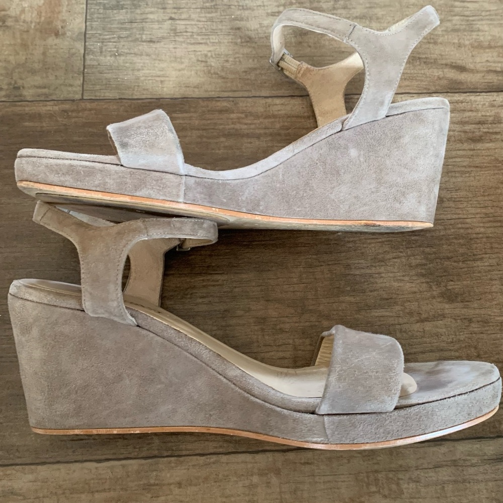 Thierry21 taupe wedges